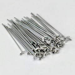 10pcs Dental Ball Retainer J Clasp Wire Oblique Clasps Bars Y-Type Scheu Style