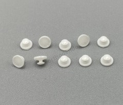 10pcs/bag Dental Orthodontic Composite Lingual Buttons Bondable Ceramics/Metal