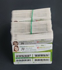 100 Sets Dental Orthodontic Metal Brackets Mini Roth 022 345 hooks Mesh Base