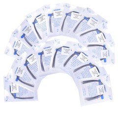 AZDENT 10 Packs Dental Ortho Stainless Steel Natural Form Rectangular Arch Wires