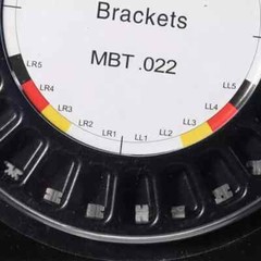 Dental Orthodontic Ceramic Brackets Braces 5/5 MBT Slot 0.022 Hooks 3-4-5