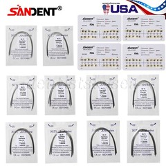 Dental Arch Wire Niti Round / 10Packs Brackets Braces Mini Roth/MBT Slot.022