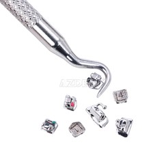 Dental Orthodontic Metal Self-Ligating Brackets+Buccal Tube Roth / MBT.022