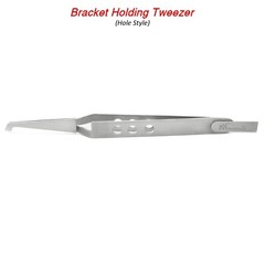 New Ortho Bracket Tweezers Hole Grip Reverse Action Bonding Holding Placer 10Pcs