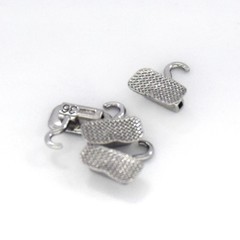 Dental Ortho Bondable Buccal Tube With Sliding Crimpable Hook 1st Molar MBT/Roth
