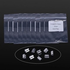 10 Pcs/Pack Dental Lab Orthodontic Arch Wires Crimpable Hook Mini Stopper Stops