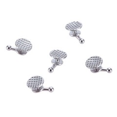 Dental Orthodontics MIM Bondable Lingual Buttons with Hook Round Mesh Base