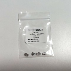 100 Sets Dental Buccal Tube 1ST/2ND Roth/Mbt 022 Bondable No-cov U1/L1 Mesh Base