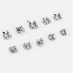 Dental Orthodontic Monoblock MIM Bracket Braces Mini Standard Roth 022 345 Hook