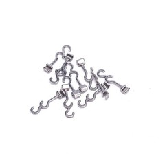10Pcs Dental Orthodontic Crimpable Hook sliding right/left/long/left for bracket