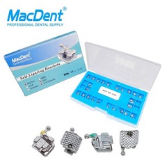 MacDent Dental Ortho Monoblock Bracket Self Ligating Roth/MBT 345H & Buccal Tube