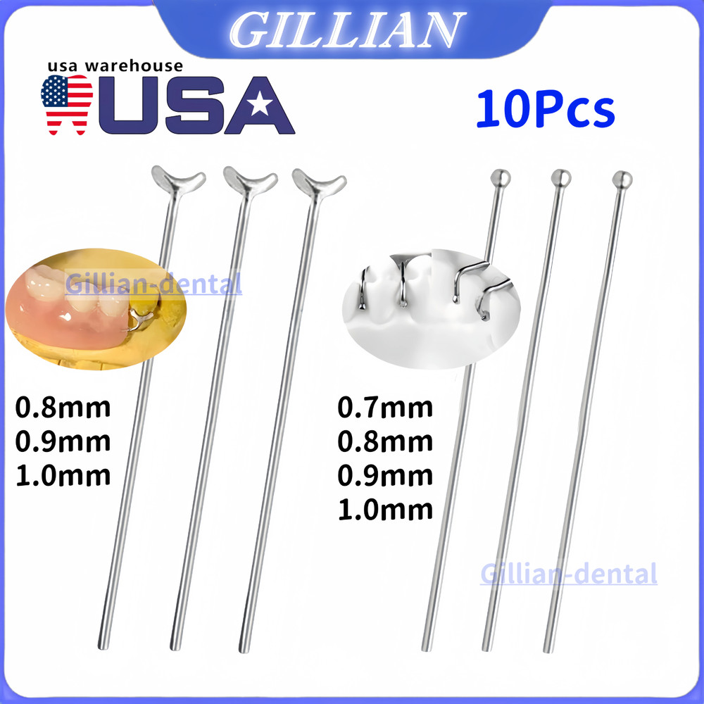 Dental Ball Retainer Orthodontic J Clasp Oblique Bars Y/Ball-Type Scheu Style