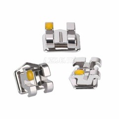 AZDENT Dental Orthodontic Brackets Braces Standard Roth Slot.022 Hooks 3 Metal