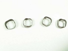 4Pcs/Pack Dental Orthodontic 1st Plain Molar Bands #29-44+ Buccal Tubes