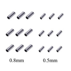 100*Dental Orthodontic Crimpable Mini Stop Crimpable Hook tube Stopper 0.5/0.8mm