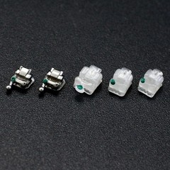 Dental Orthodontic Self Ligating Brackets Ceramic Clear Roth 022 345 Ormco Damon