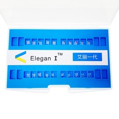 Elegan Dental Sapphire Brace Orthodontic Ceramic Brackets Aesthetic MBT 022 3H