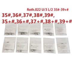 40 Pcs Dental Orthodontic Band &Buccal Tube Molar U3/L2 Conv Roth.022″ 35#-39+#