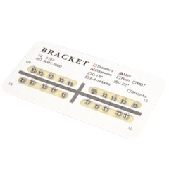 Dental Orthodontic Bracket Brace MIM Monoblock Ultrathin Edgewise 022 345 Hook