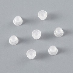 10 Pcs/Box Dental Composite Clear Ceramic Bondable Lingual Buttons Round Base