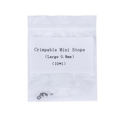 10 Pcs/Pack Dental Orthodontic Bondable Crimpable Mini Stops 0.5/0.8mm For Arch