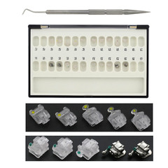 Dental Orthodontic Damon Clear Self Ligating Brackets Ceramic MBT Roth 022 345