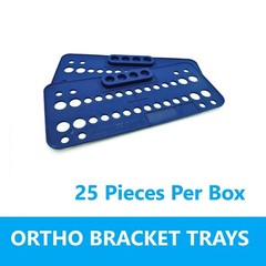 Dental Ortho Bracket Trays 25 pcs Ortho Bracket Trays – Choose Colors
