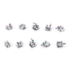 Dental Orthodontic Brackets Braces Roth/mbt 022/018 3/345 Hk/Ni-Ti Arch Wires