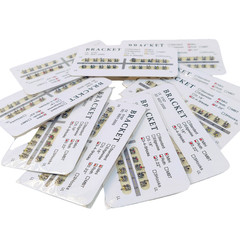 10Pack Dental Orthodontic Monoblock Metal Brackets Brace 18/22 Edgewise Roth MBT