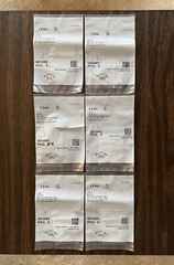 LUXI II Ceramic Brackets with gold slot (.022 Roth Rx) For Maxillary 3-3