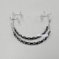 Dental Temporary Tooth Decoration Metal Bracket Orthodontic Power Chains Braces