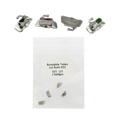 Orthodontic Buccal Tubes Dental 1st 2nd Molar Tube Roth MBT 022 Non-Convertible