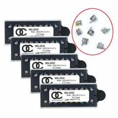 Orthodontic Brackets Kit: 5 Boxes, Metal Roth .022, 3/4/5 Hooks, 20pcs Each