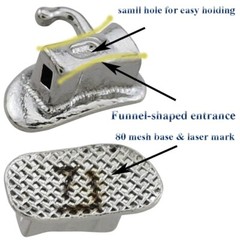 Creative Orthodontic buccal tube Laser Marked 1st 2nd Molar Bracket
