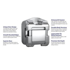 Orthodontic Ceramic Bracket Metal Slot Self Ligating 3M Clarity Damon Clear AO