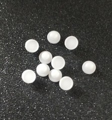 20Pcs Dental Orthodontic Bondable Lingual Buttons Ceramic Round Base Mesh Base