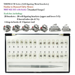 Dental Orthodontic Brackets Mini Self Ligating Metal Roth MBT 022 DAMON Empower