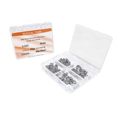 MacDent Dental Orthodontic Buccal Tubes 1st 2nd Molar Tube Roth MBT 022 Bondable