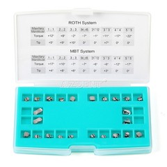 AZDENT Dental Ortho SelfLigating Brackets Braces Metal Mini Roth.022 Hooks 345