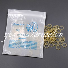 100 Pcs Dental Orthodontic Rubber bands Elastic Band for Braces 1/4″ 5.0 Oz Fox