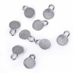 10 Pcs/Pack Ortho Dental Bondable Traction Hook Caplin Hook Round/Rectangular