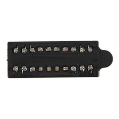 Dental Orthodontic Metal Brackets MIM Roth MBT 018 022 345 Hooks Mini Twin Black