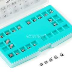 AZDENT Dental Ortho Self-Ligating Brackets Braces Mini MBT.022 Hooks 3 4 5 24pcs