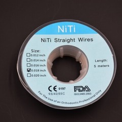 5Types Dental Arch Wire Niti Natural Form Orthodontic 5m Long Round Wire 012-020