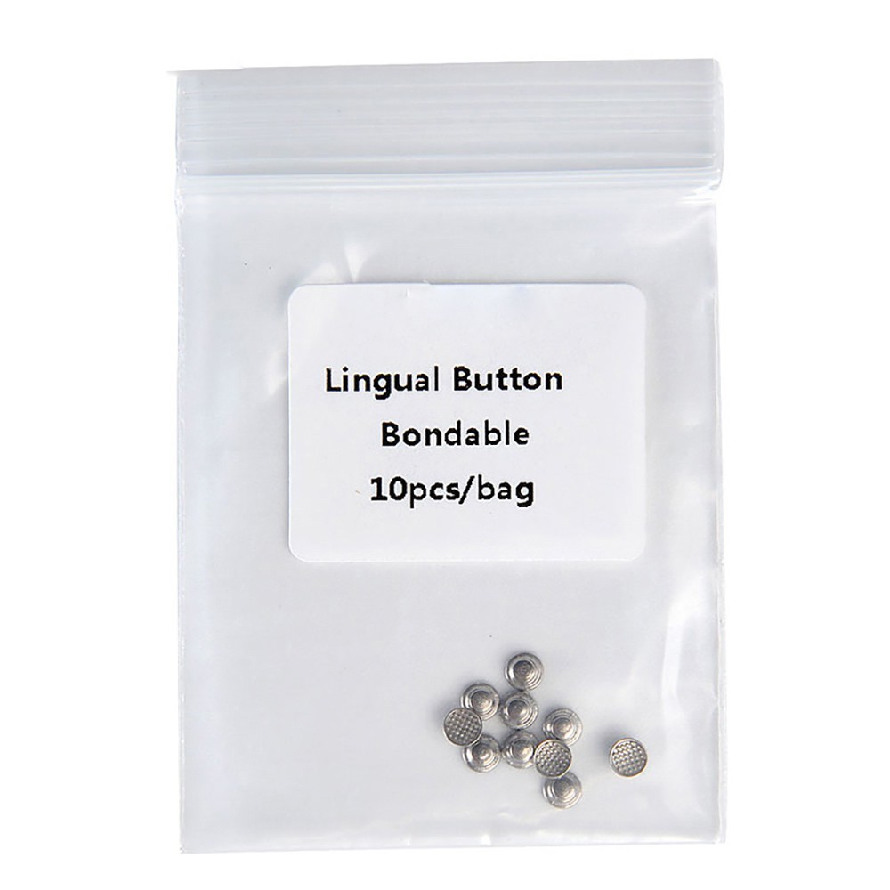 AZDENT Dental Orthodontic Lingual Buttons Bondable for Bondable Round Base