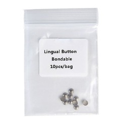 AZDENT Dental Orthodontic Lingual Buttons Bondable for Bondable Round Base