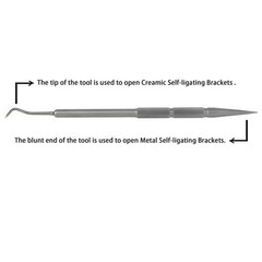 Dental Orthodontic Self Ligating Brackets Ceramic Clear Roth 022 345 Ormco Damon
