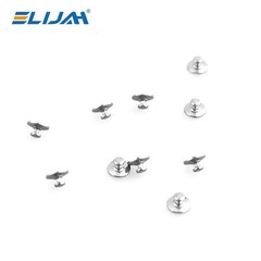Dental Orthodontic Lingual Button Bottom Bondable 10pcs/Pack Tongue Side Buckle