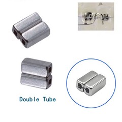 Dental Orthodontic Accessory Crimpable Hook Double Tube/ Cross Type 10pcs/bag