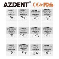 4pcs/Pack Dental Ortho 1st Molar Buccal Tubes Band Conv Roth 022 U3/L2 35#-40+#